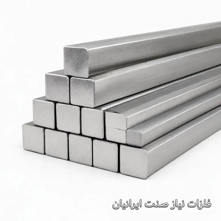 چهارپهلو استیل 304 سایز 25